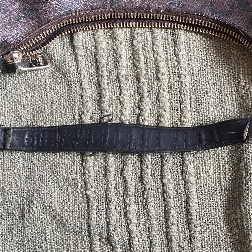 Coach Brown Signature Hobo Bag with Wristlet - Picture 6 of 11